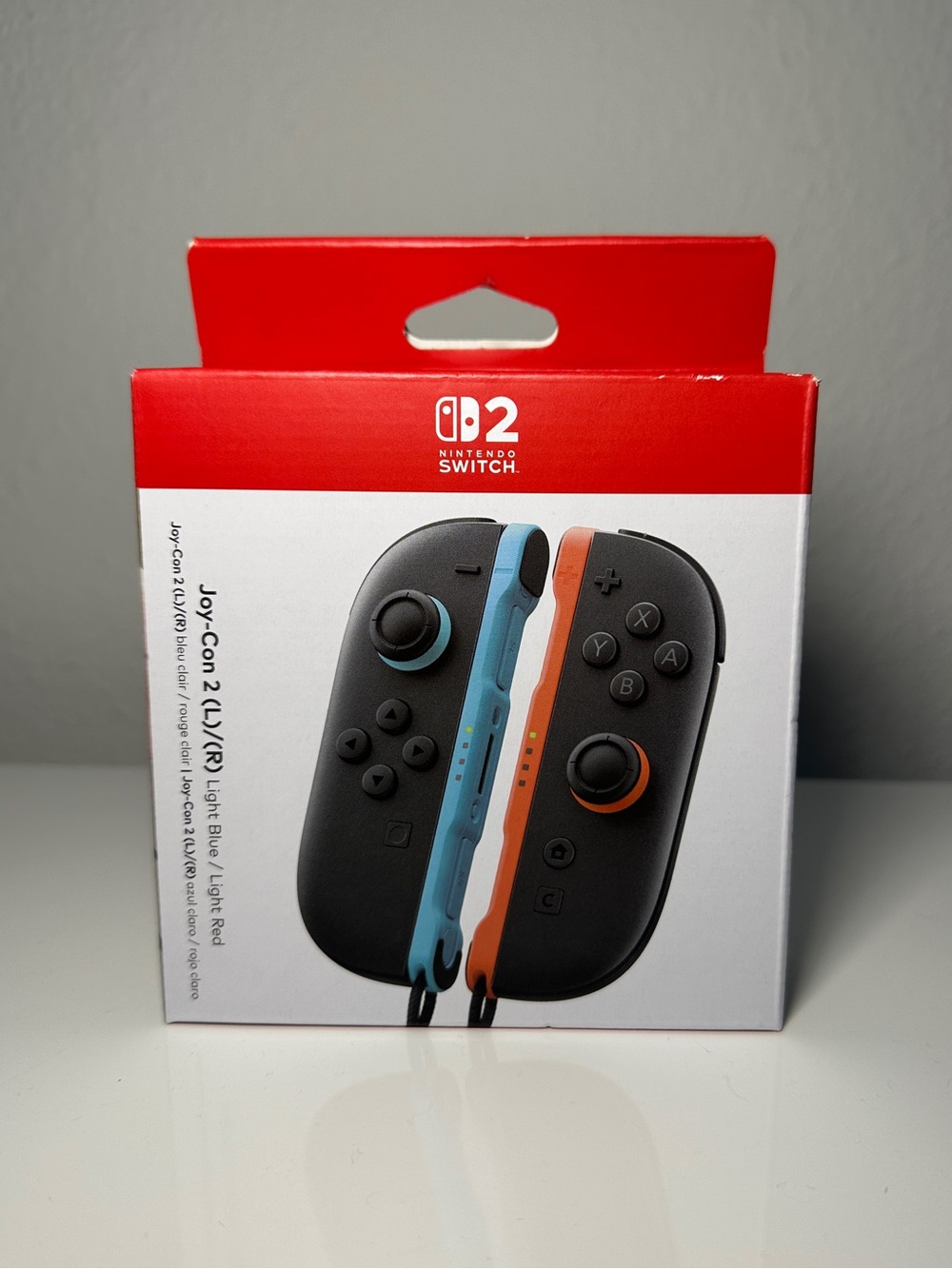 Nintendo Switch 2 Joy-Con 2 L/R - Light Blue/Light Red (NEW)